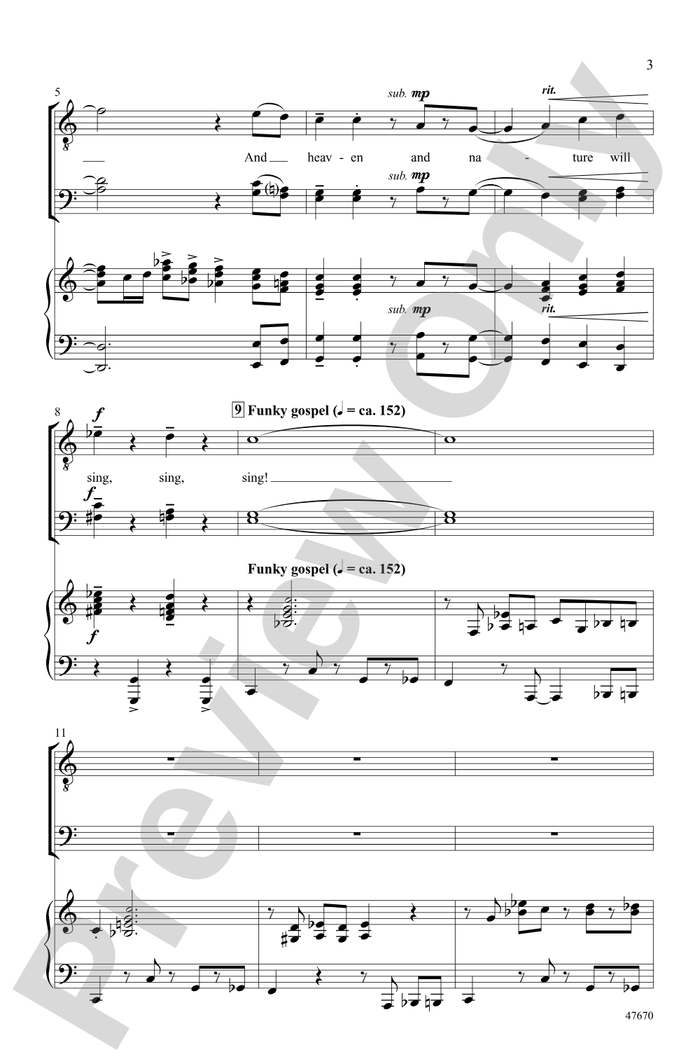 Joy to the World!: TBB Choral Octavo