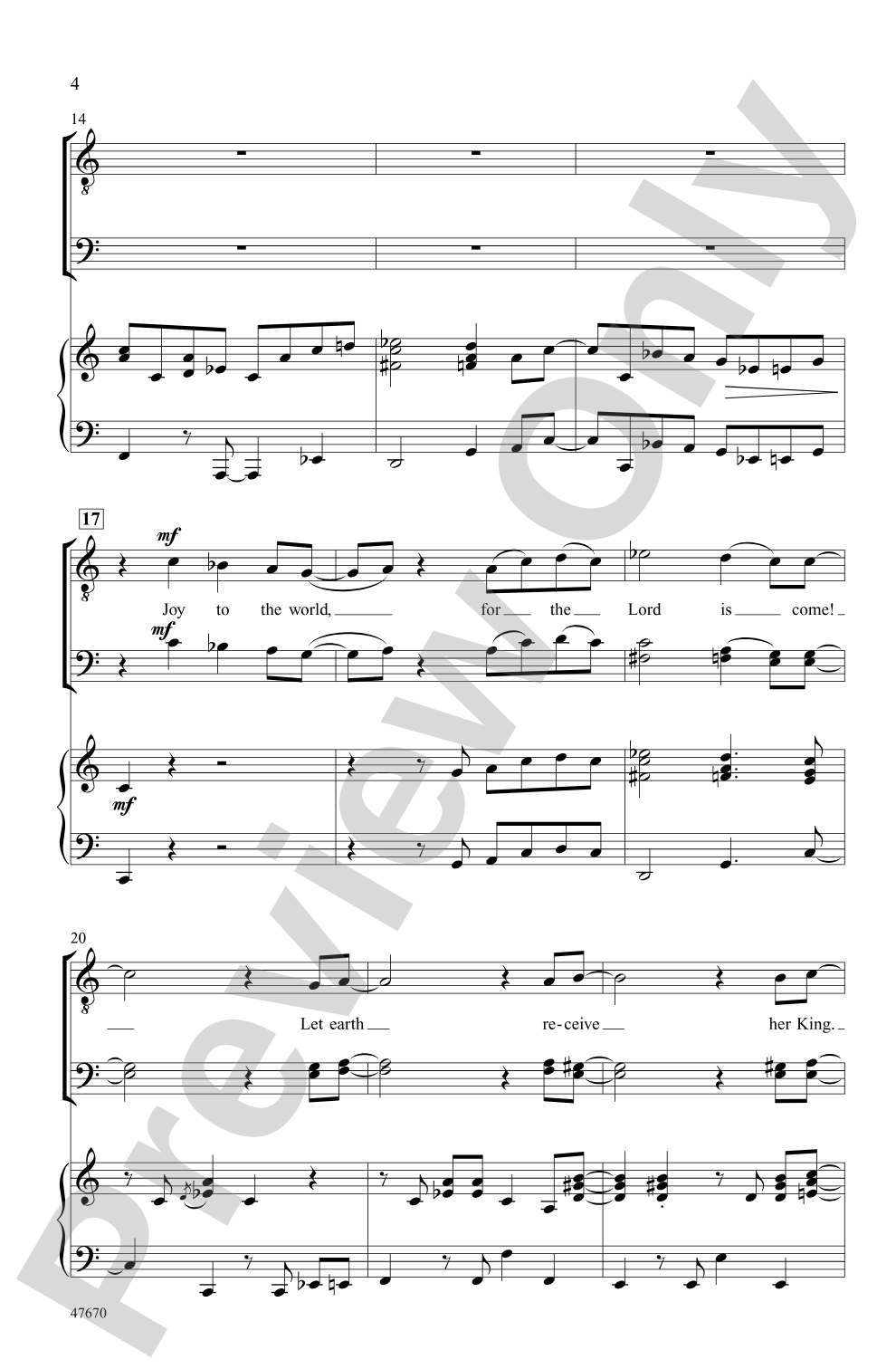 Joy to the World!: TBB Choral Octavo