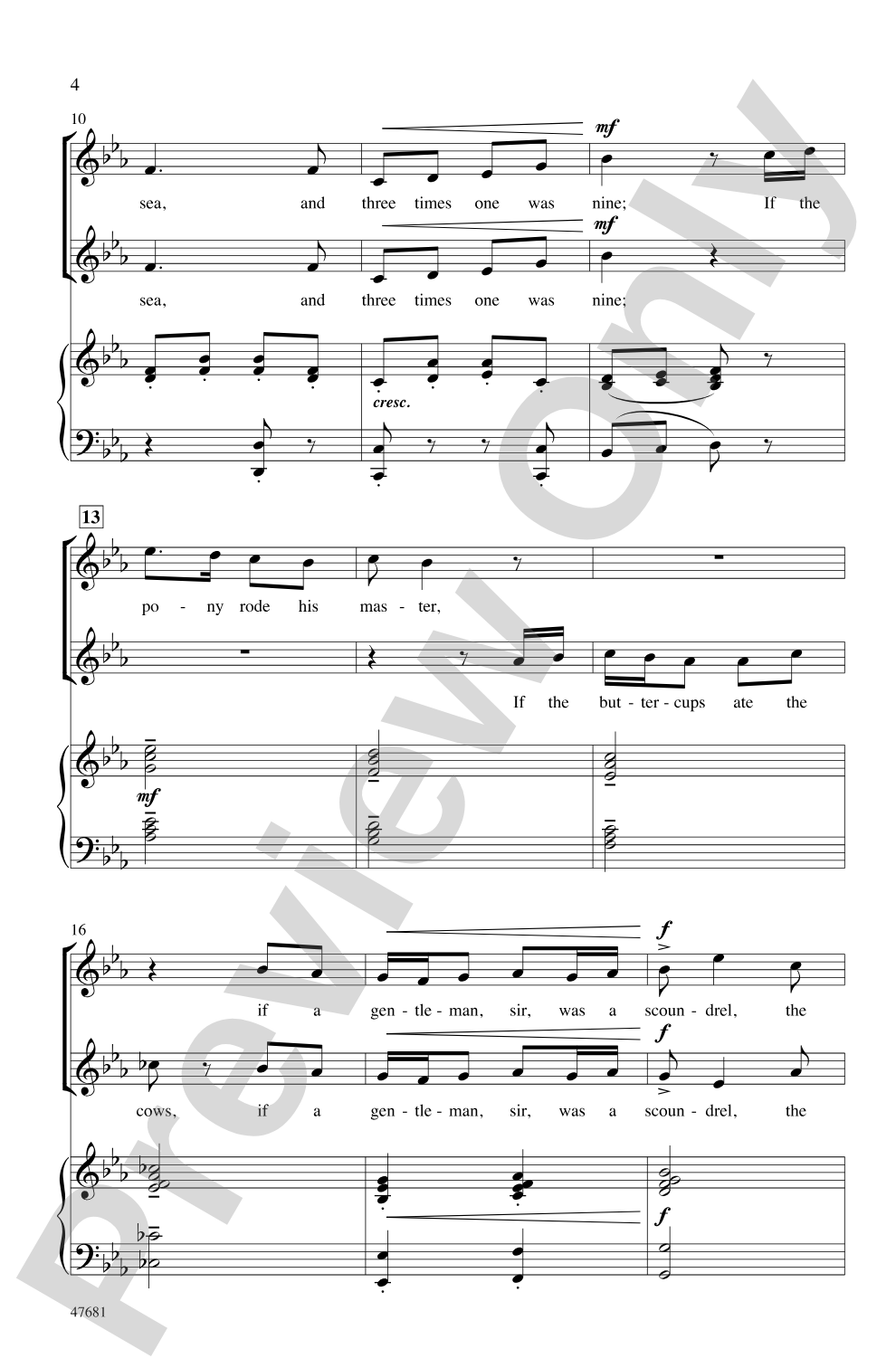 Topsy-Turvy World: 2-Part Choral Octavo