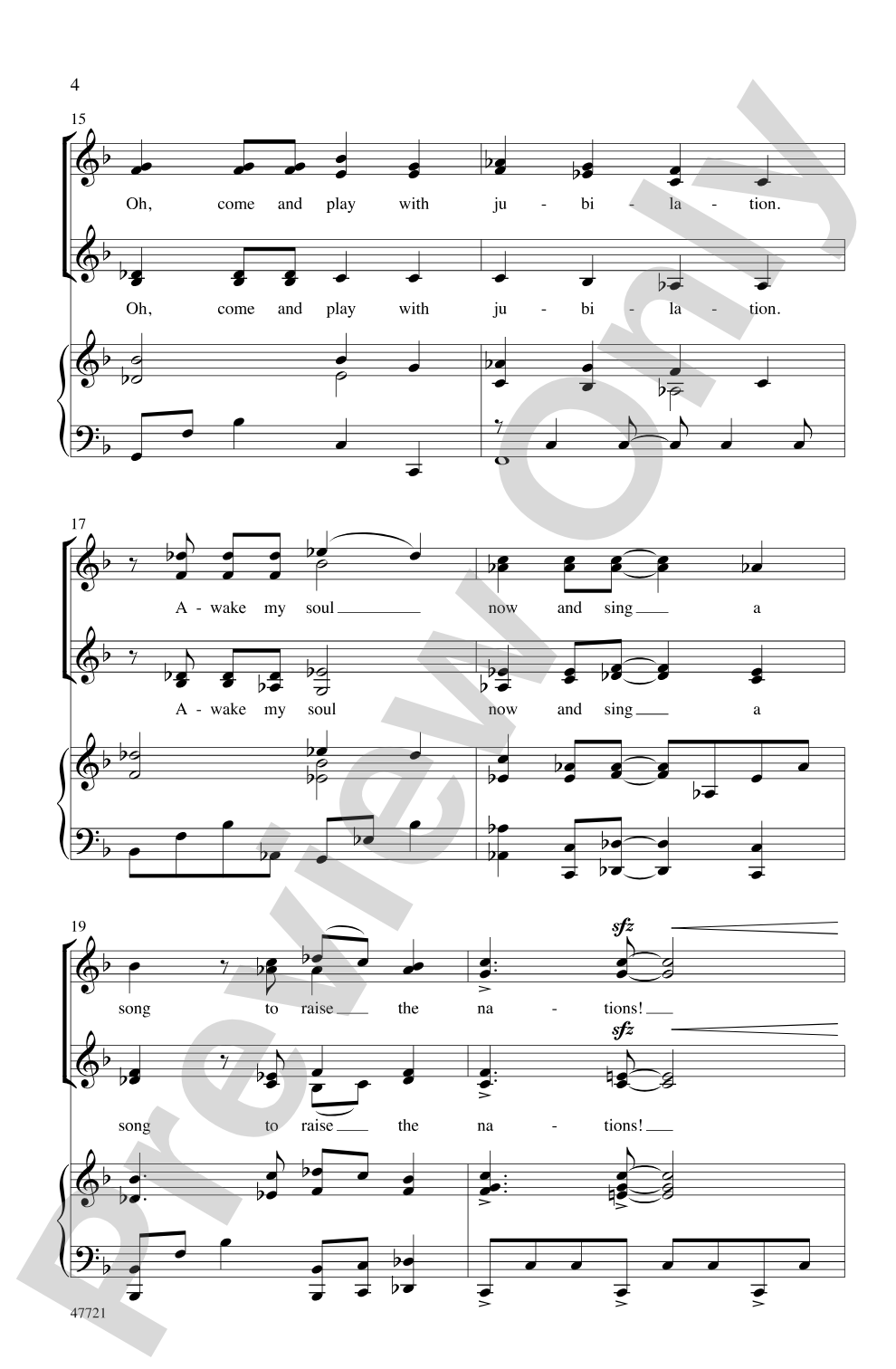 Singers, Arise!: SSAA Choral Octavo