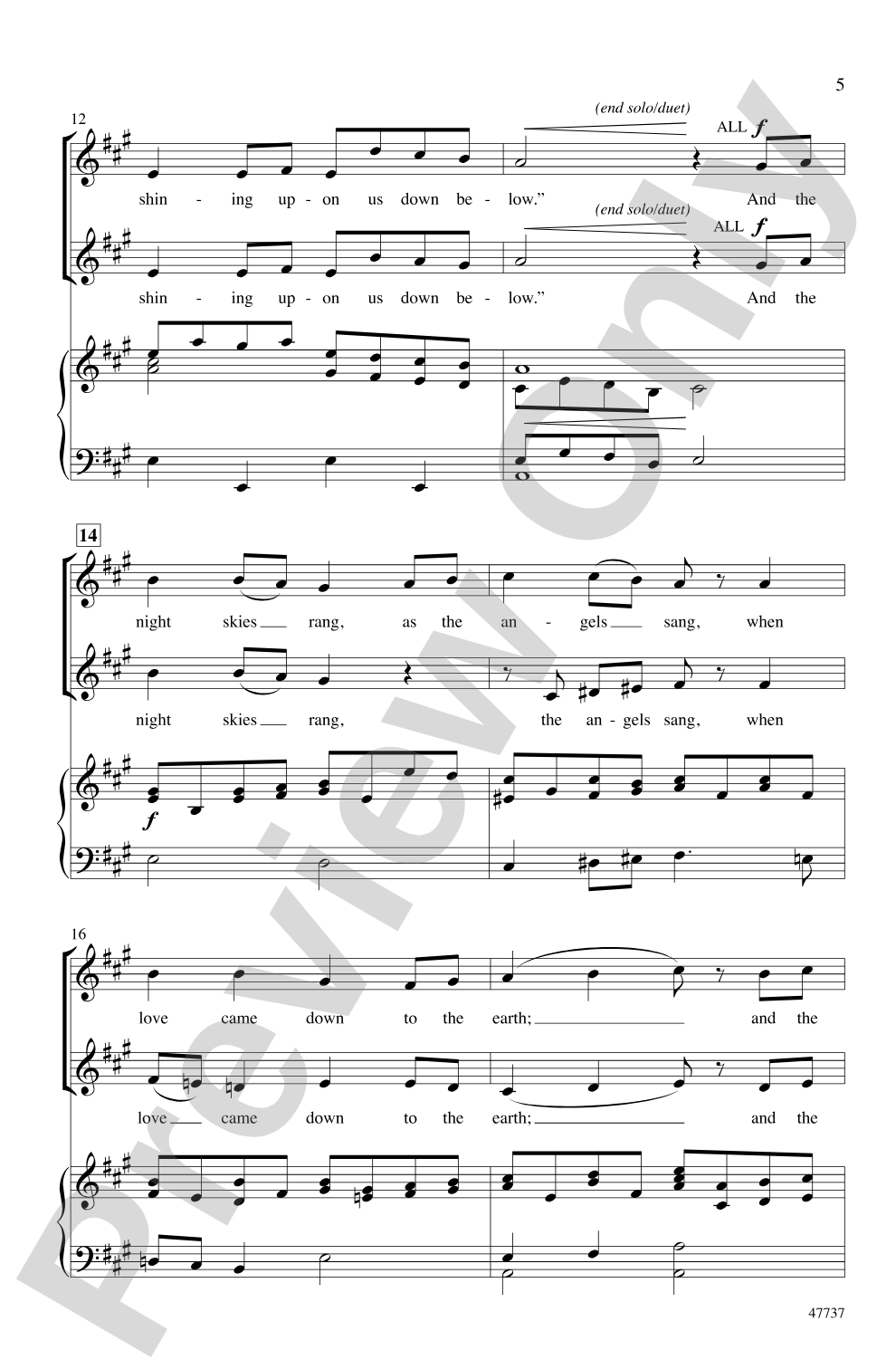 The Cat and the Mouse Carol: 2-Part Choral Octavo