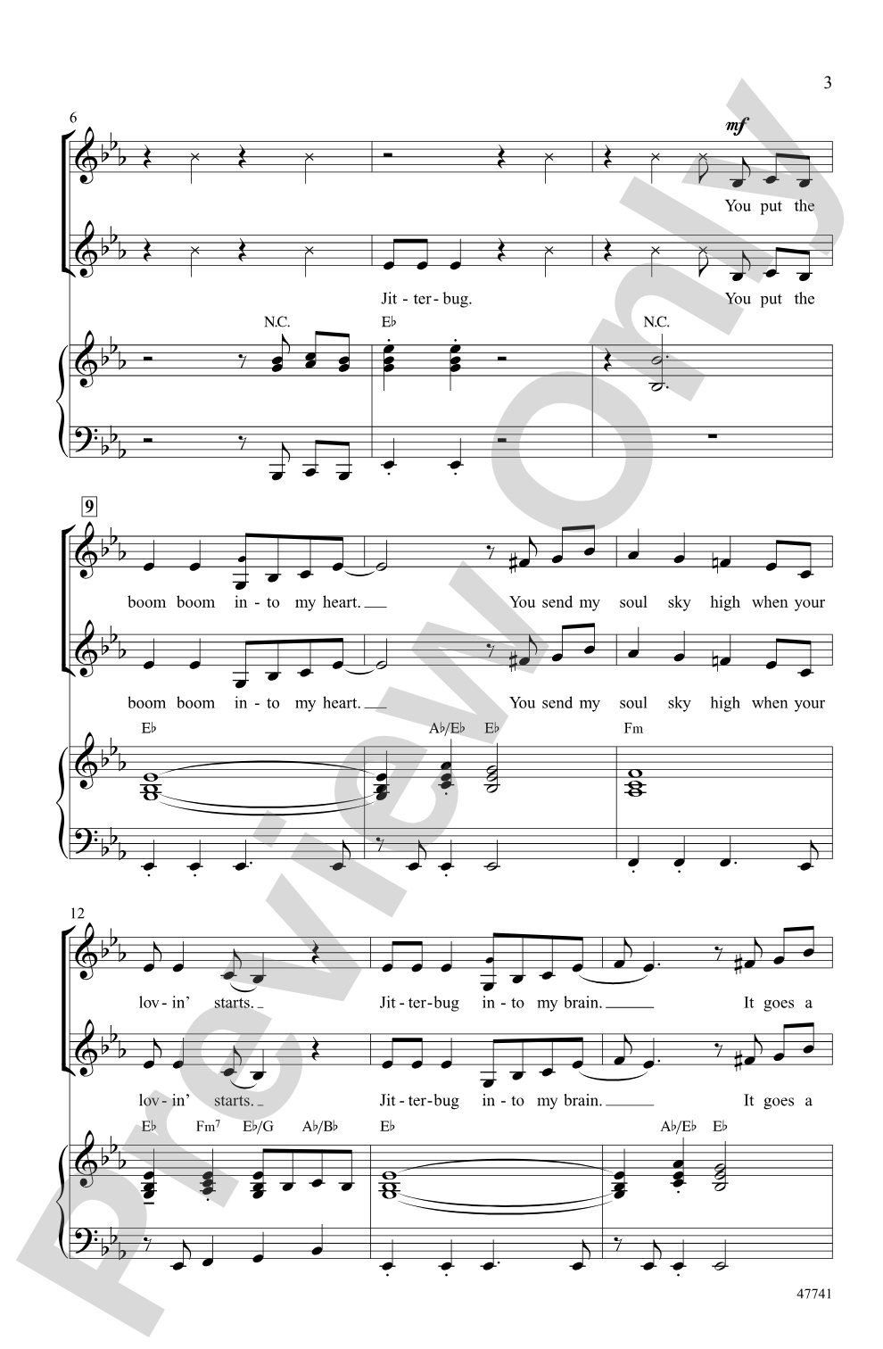 Wake Me Up Before You Go-Go: SSA Choral Octavo