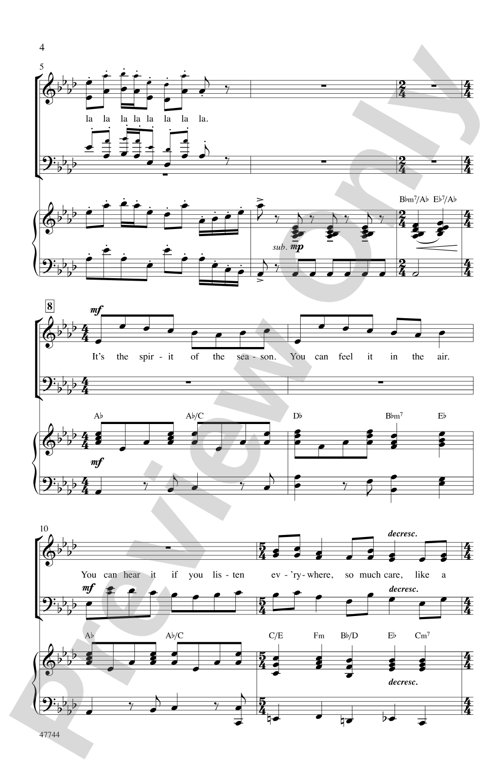 Holiday Film Festival: SATB Choral Octavo