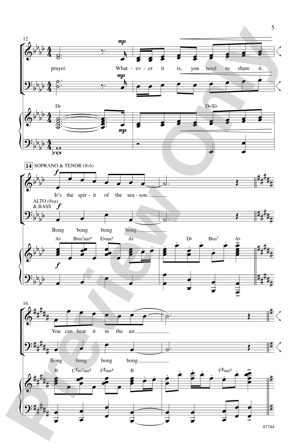 Holiday Film Festival: SATB Choral Octavo