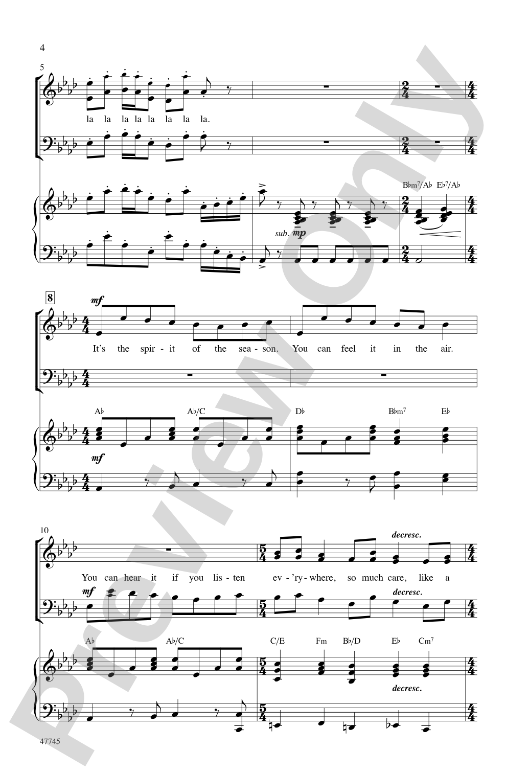 Holiday Film Festival: SAB Choral Octavo