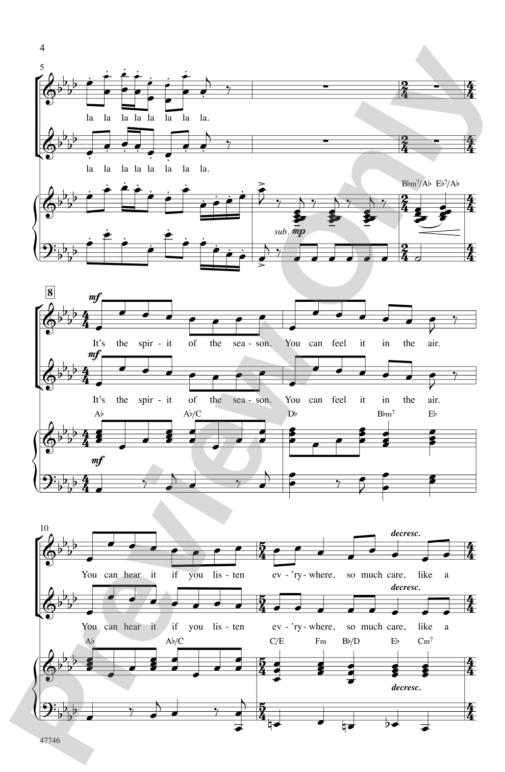 Holiday Film Festival: 2-Part Choral Octavo