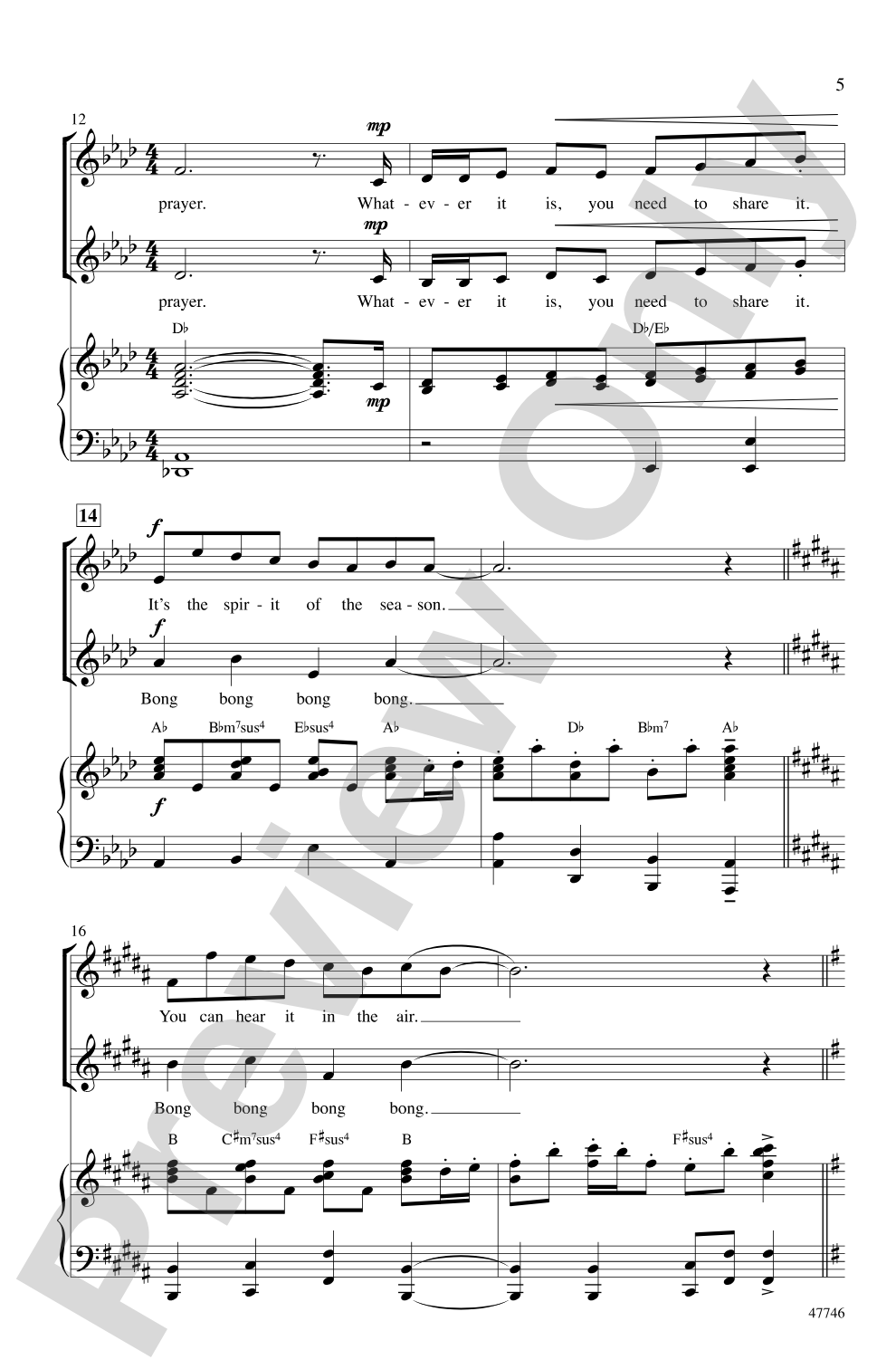 Holiday Film Festival: 2-Part Choral Octavo