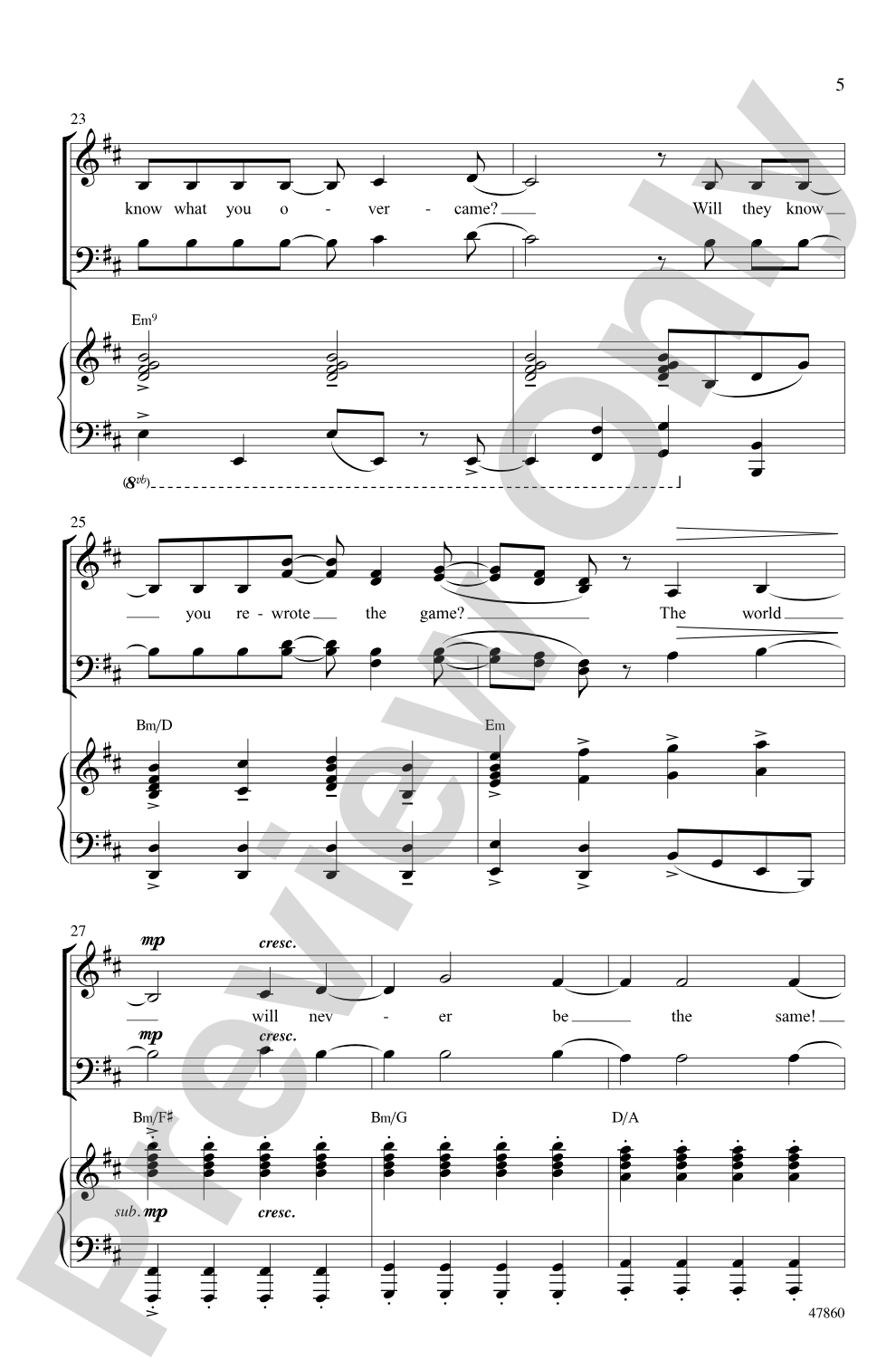 Hamilton Highlights: SATB Choral Octavo