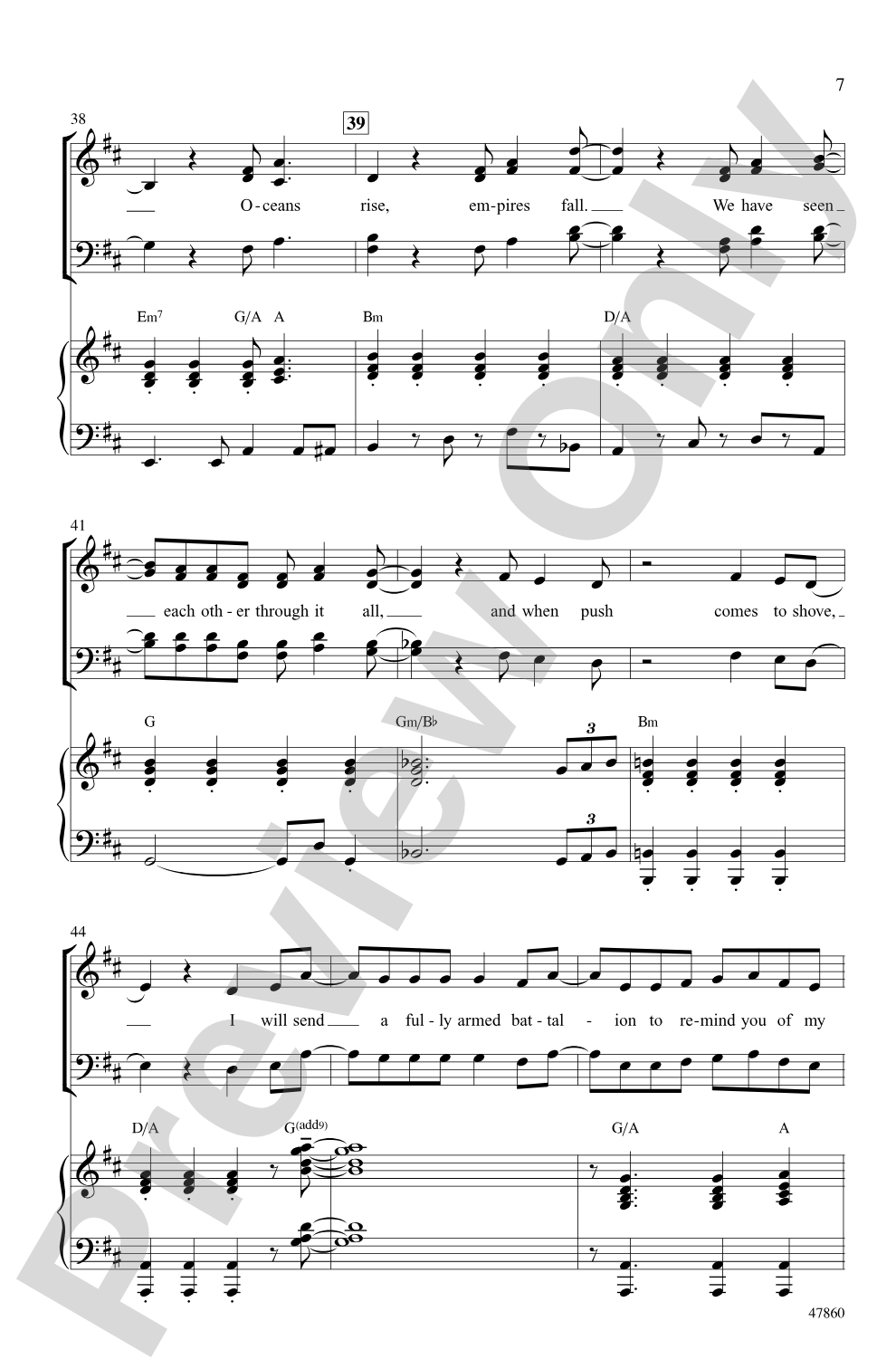 Hamilton Highlights: SATB Choral Octavo