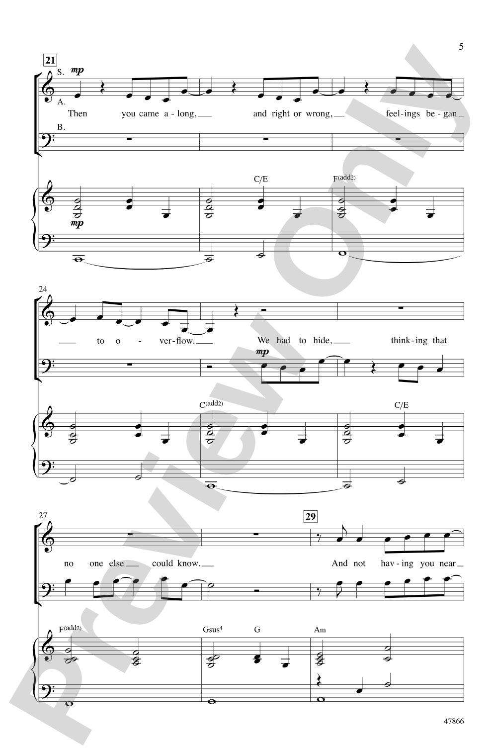Unruly Heart: SAB Choral Octavo