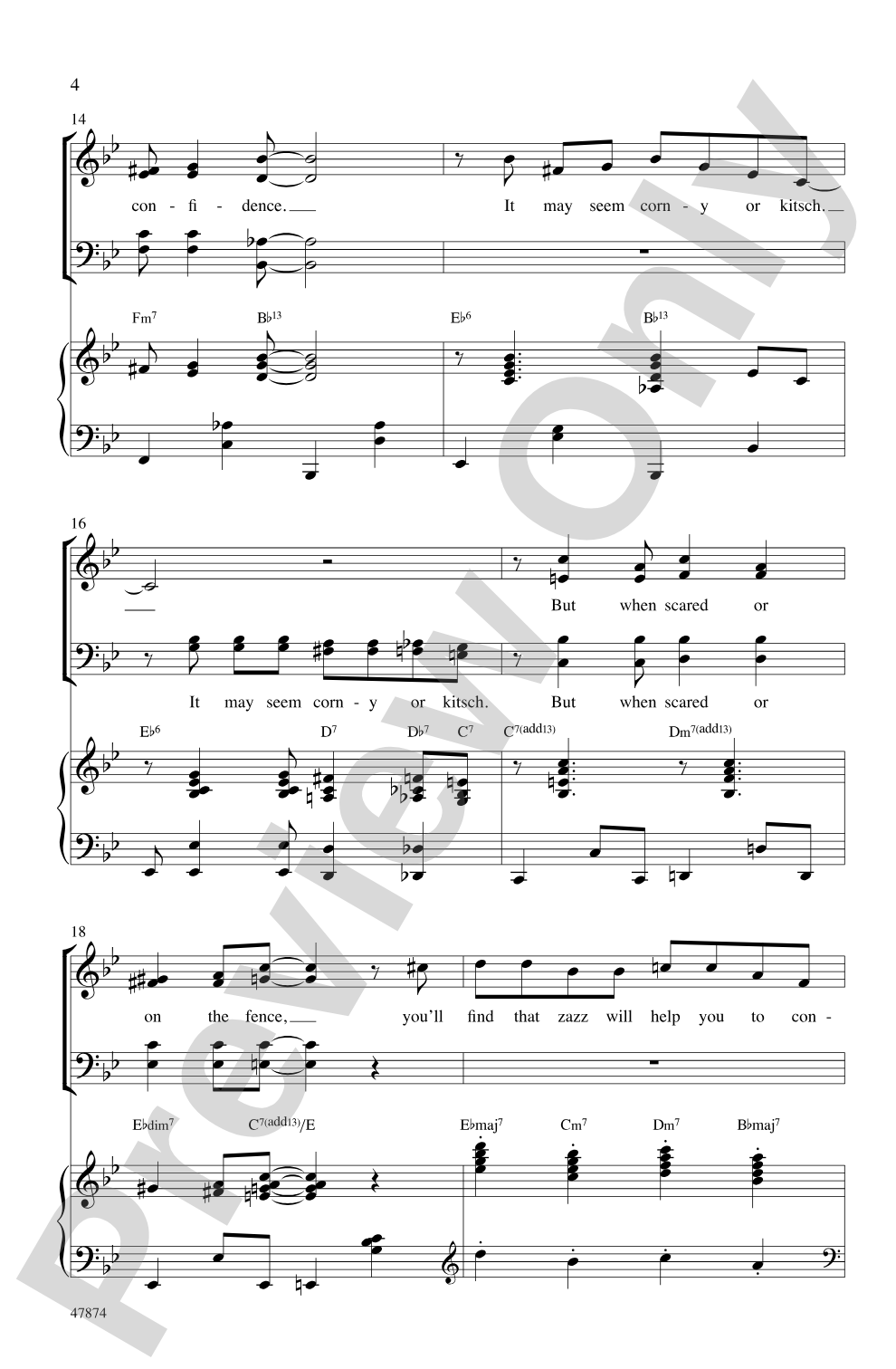 Zazz: SATB Choral Octavo