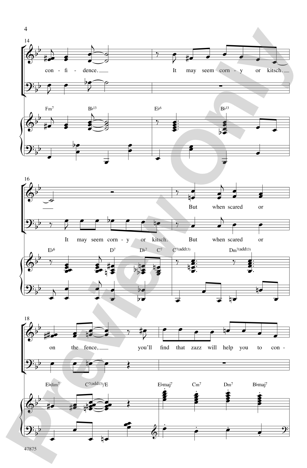 Zazz: SAB Choral Octavo