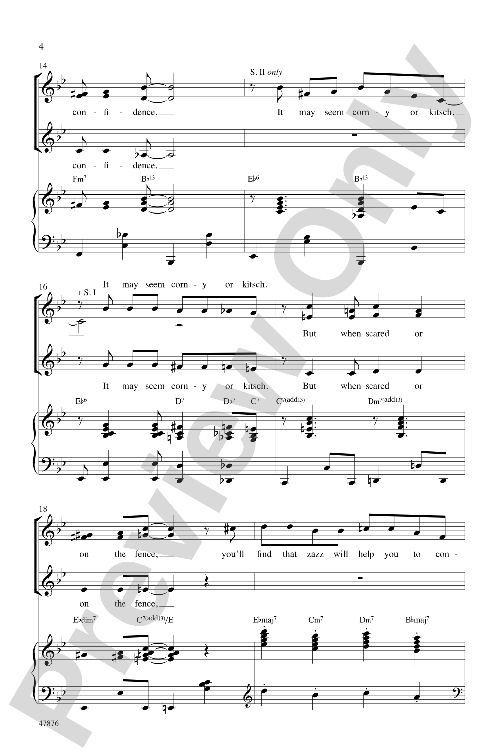 Zazz: SSA Choral Octavo