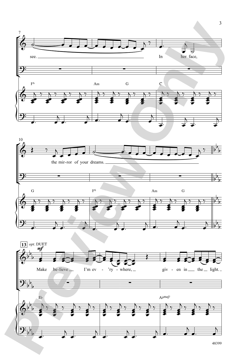 The Never Ending Story: 3-Part Mixed Choral Octavo