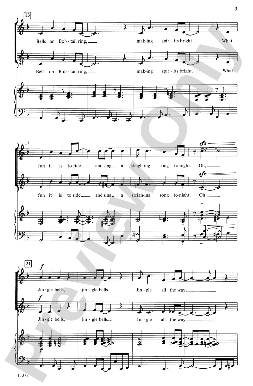 Jingle Bells: 2-Part Choral Octavo