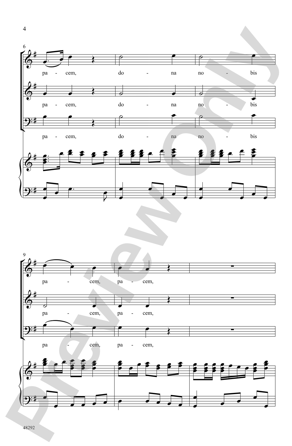 Dona Nobis Pacem: SAB Choral Octavo