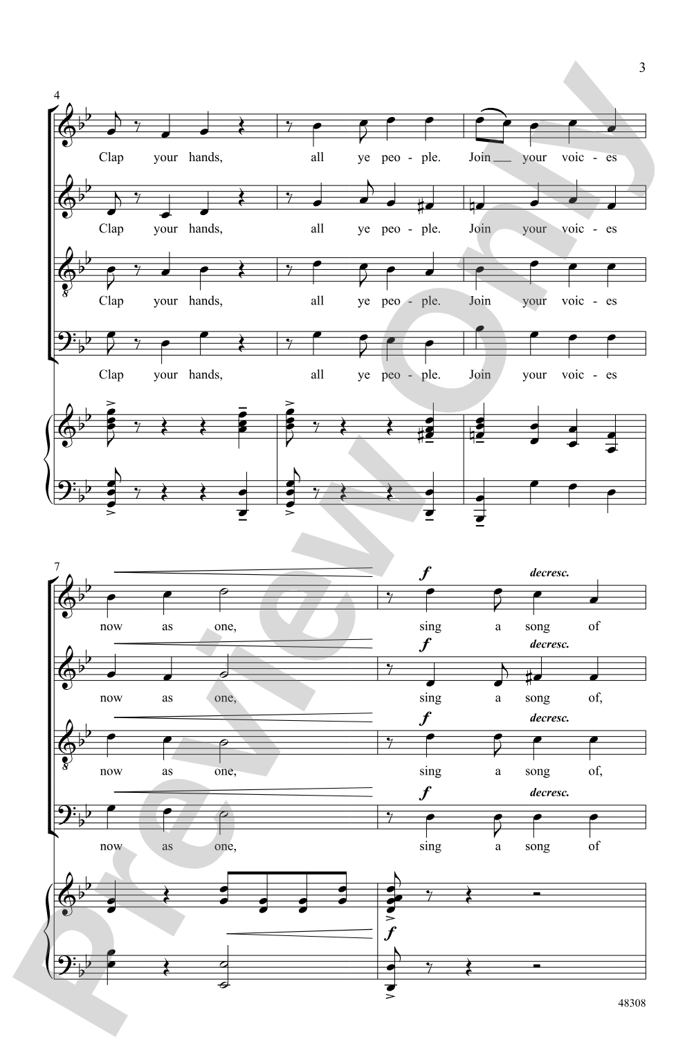 Clap Your Hands!: SATB Choral Octavo