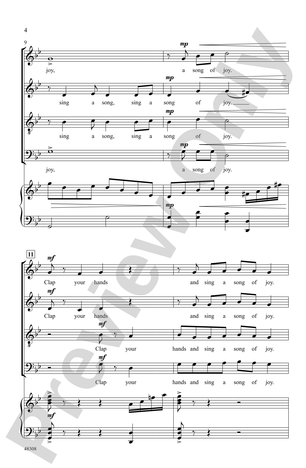 Clap Your Hands!: SATB Choral Octavo