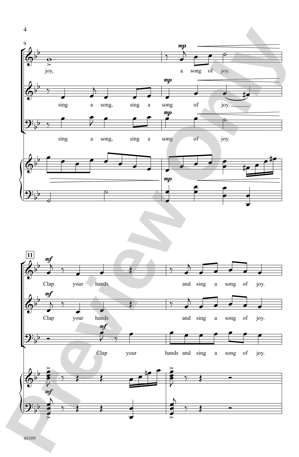 Clap Your Hands!: 3-Part Mixed Choral Octavo