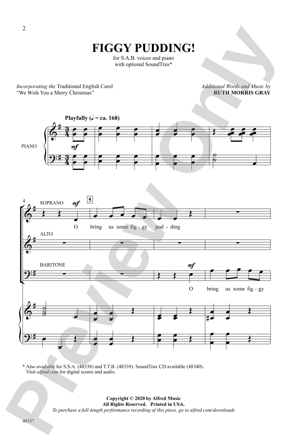 Figgy Pudding!: SAB Choral Octavo