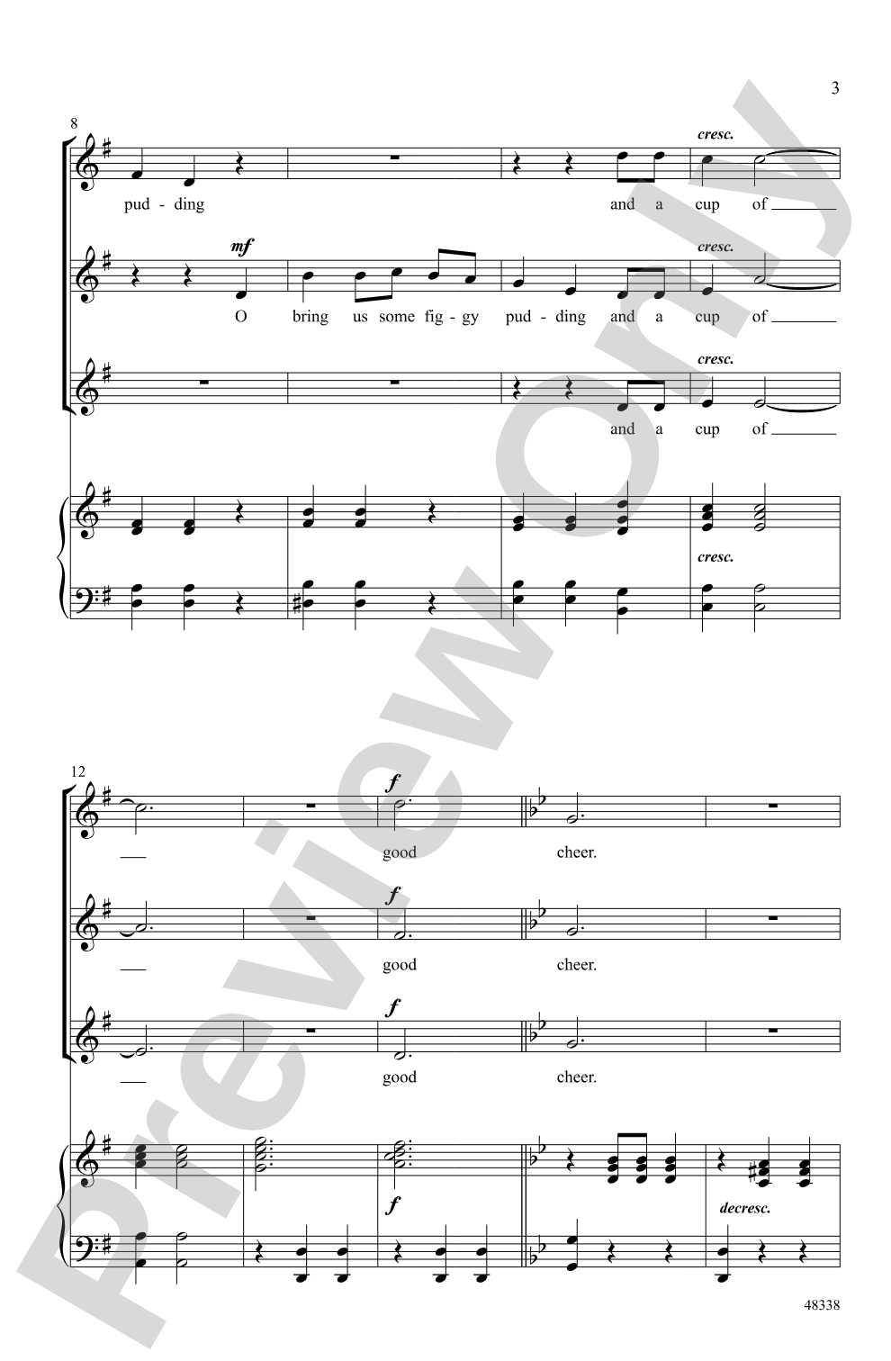 Figgy Pudding!: SSA Choral Octavo