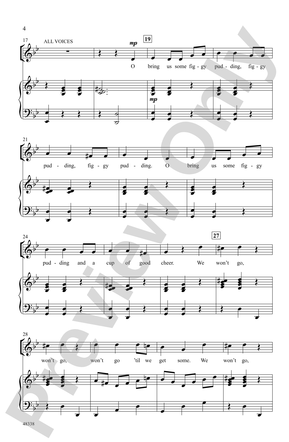 Figgy Pudding!: SSA Choral Octavo
