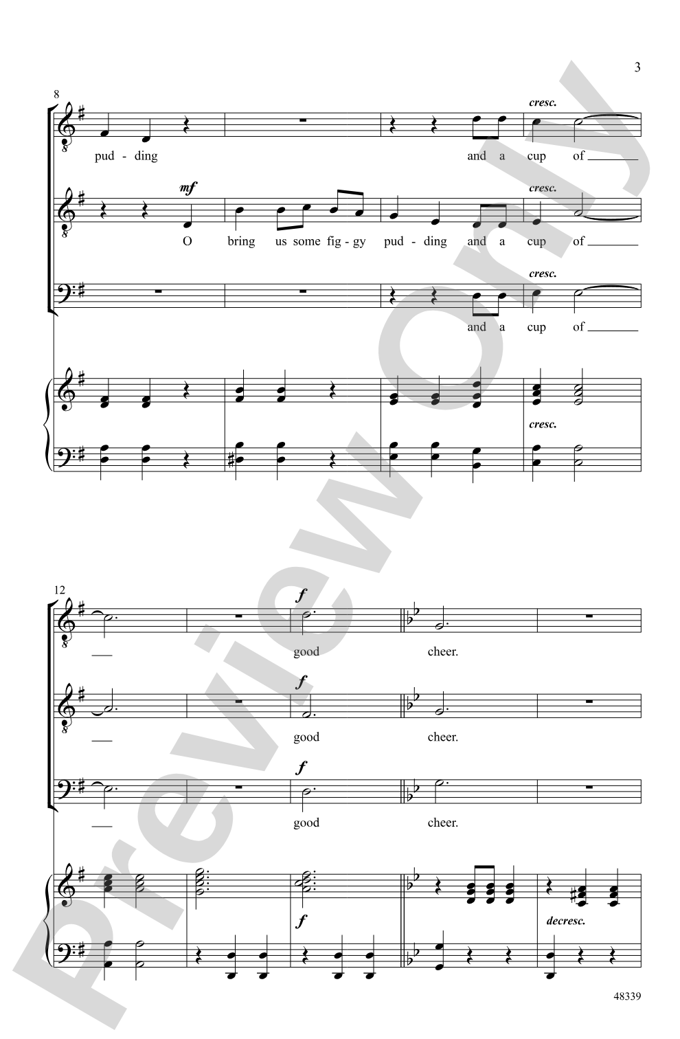 Figgy Pudding!: TTB Choral Octavo