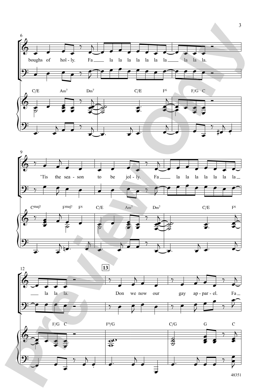 Deck the Hall and Swing It: SAB Choral Octavo