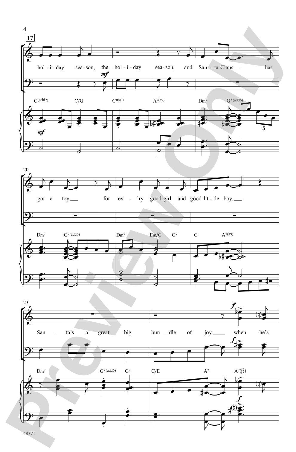 The Holiday Season: SATB Choral Octavo