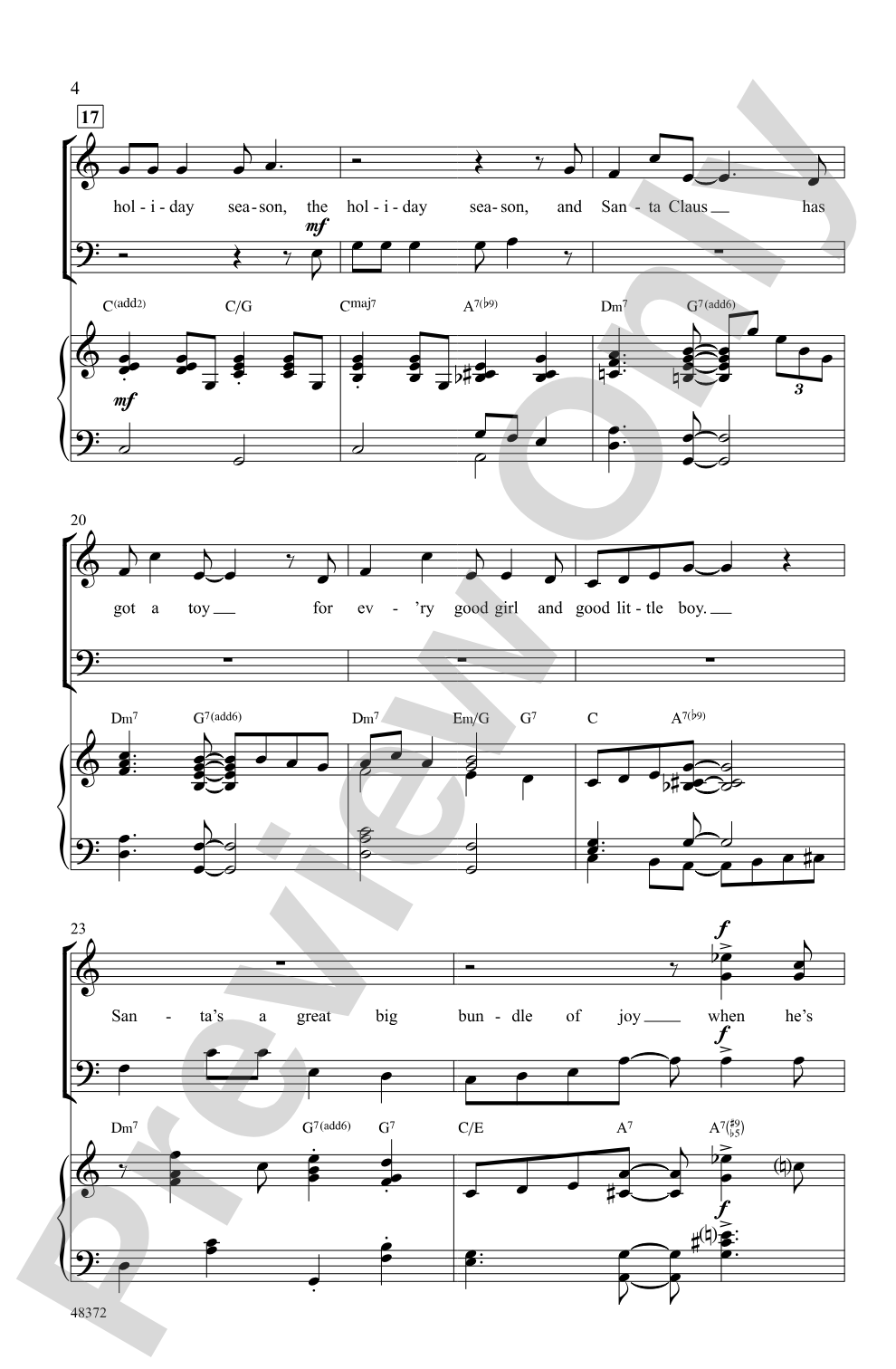 The Holiday Season: SAB Choral Octavo