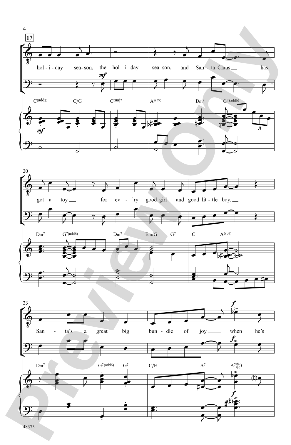 The Holiday Season: TTB Choral Octavo