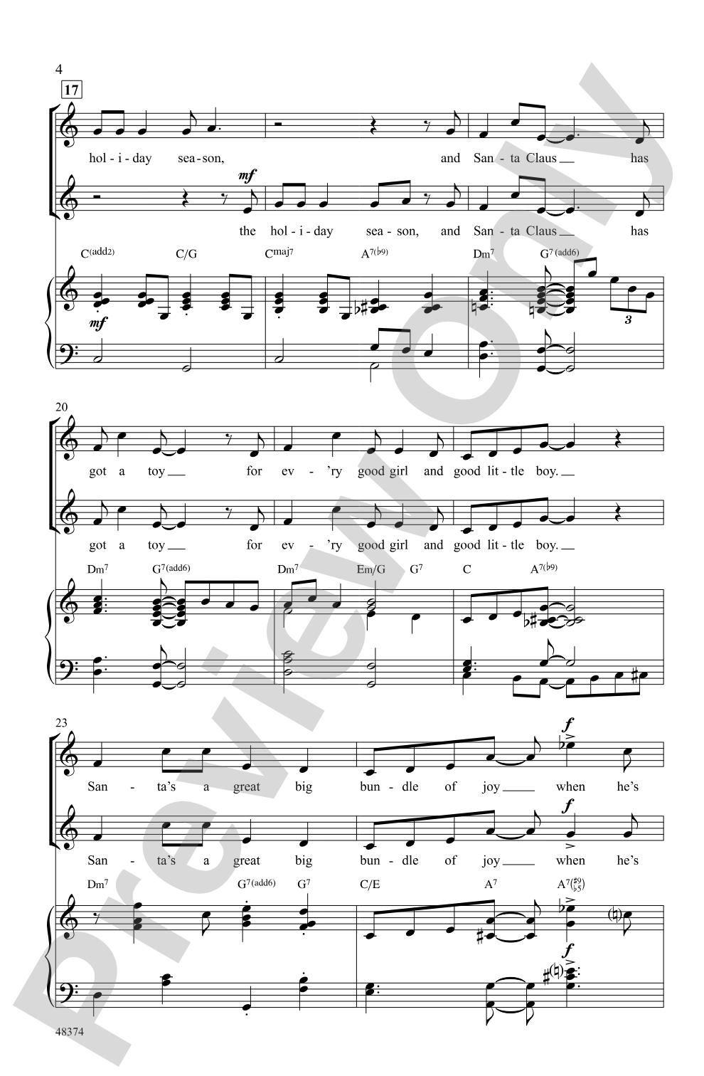The Holiday Season: 2-Part Choral Octavo
