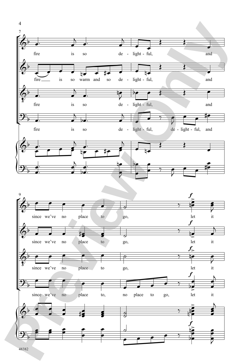 Let It Snow! Let It Snow! Let It Snow!: SATB divisi, <I>a cappella</I> Choral Octavo