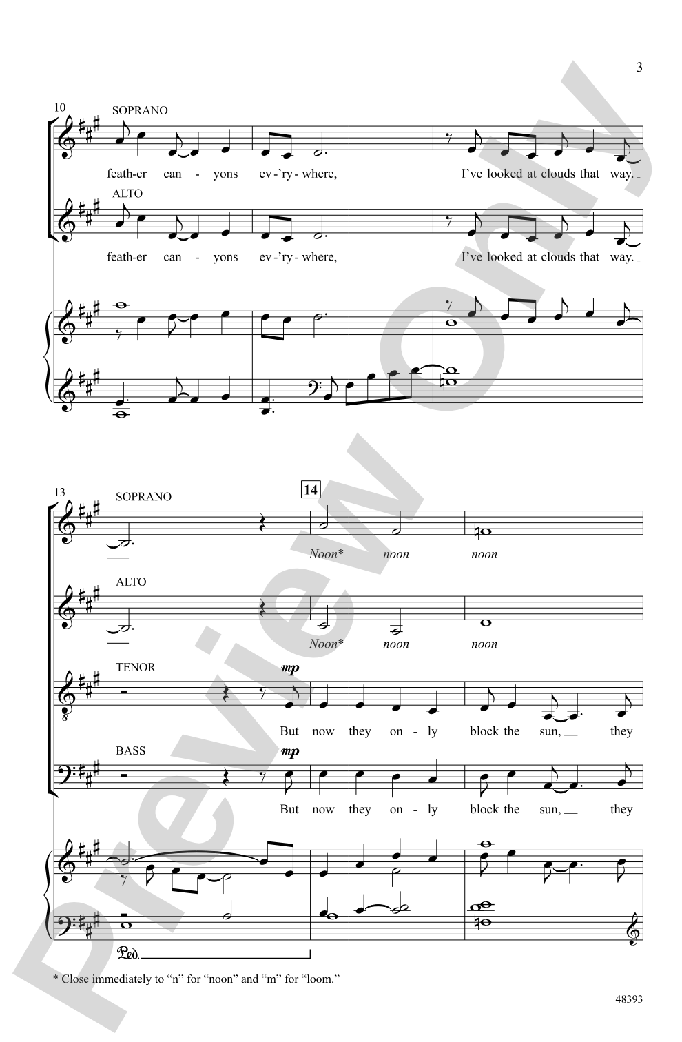 Both Sides Now: SATB Choral Octavo