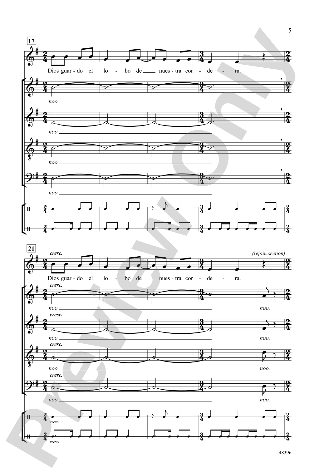 Riu, Riu, Chiu: SATB, <I>a cappella</I> Choral Octavo