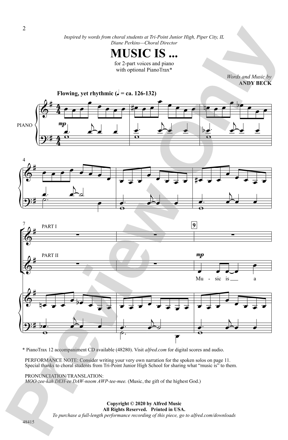 Music Is...: 2-Part Choral Octavo