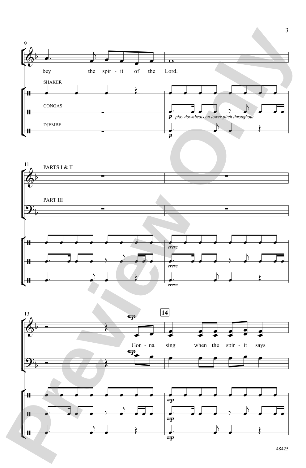 Gonna Sing: 3-Part Mixed, <I>a cappella</I> Choral Octavo