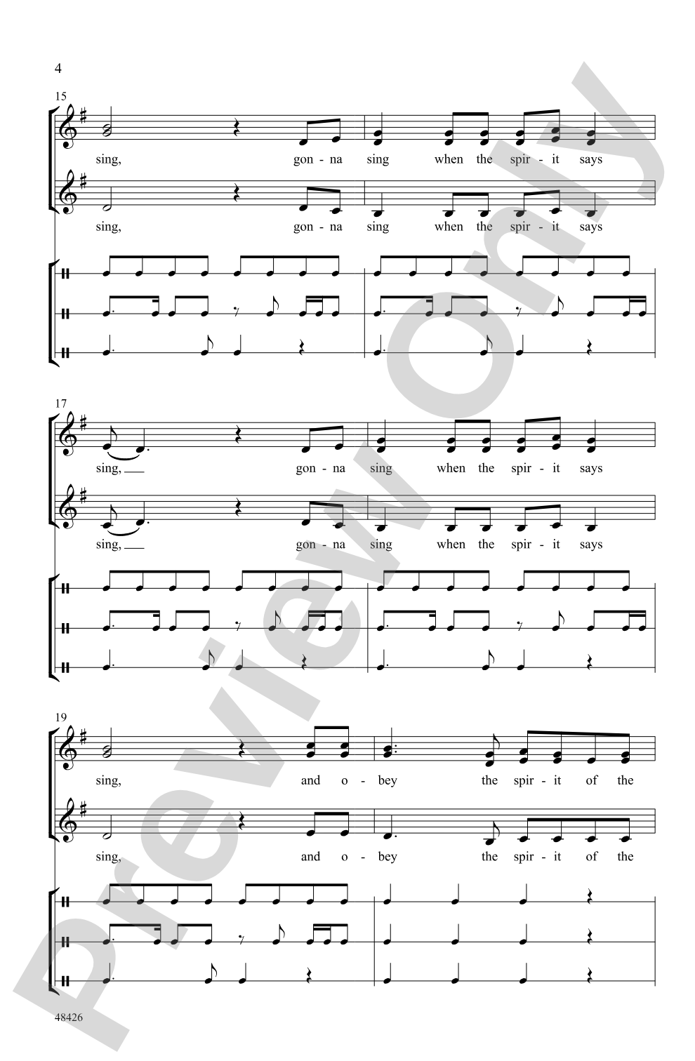 Gonna Sing: SSA, <i>a cappella</i> Choral Octavo