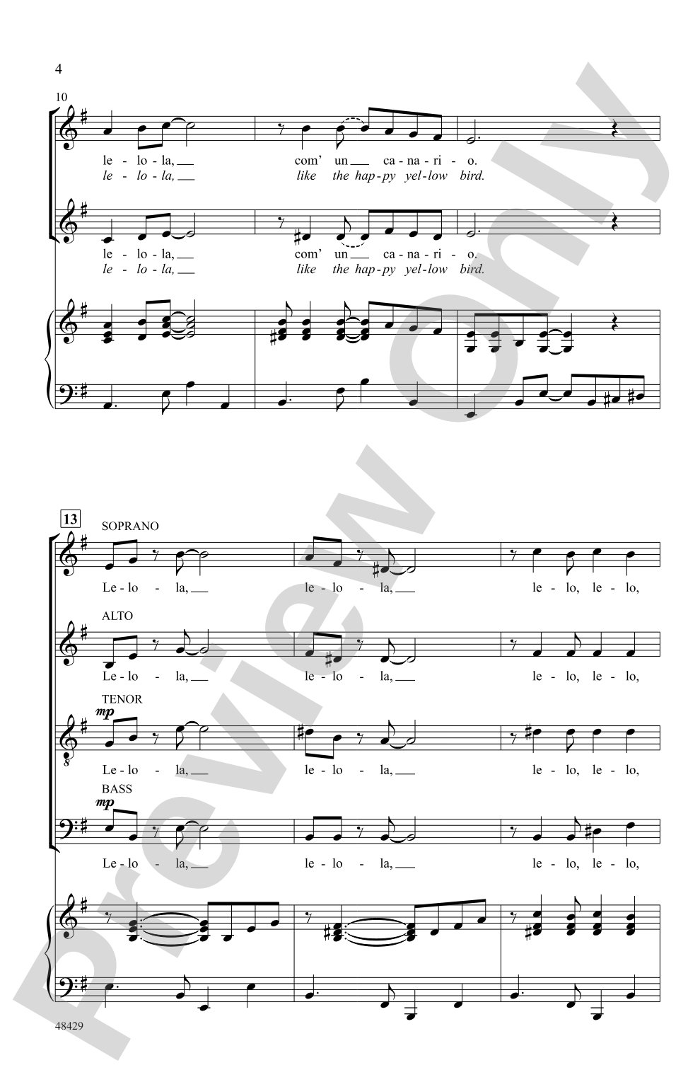 Un Poquito Cantas: SATB Choral Octavo