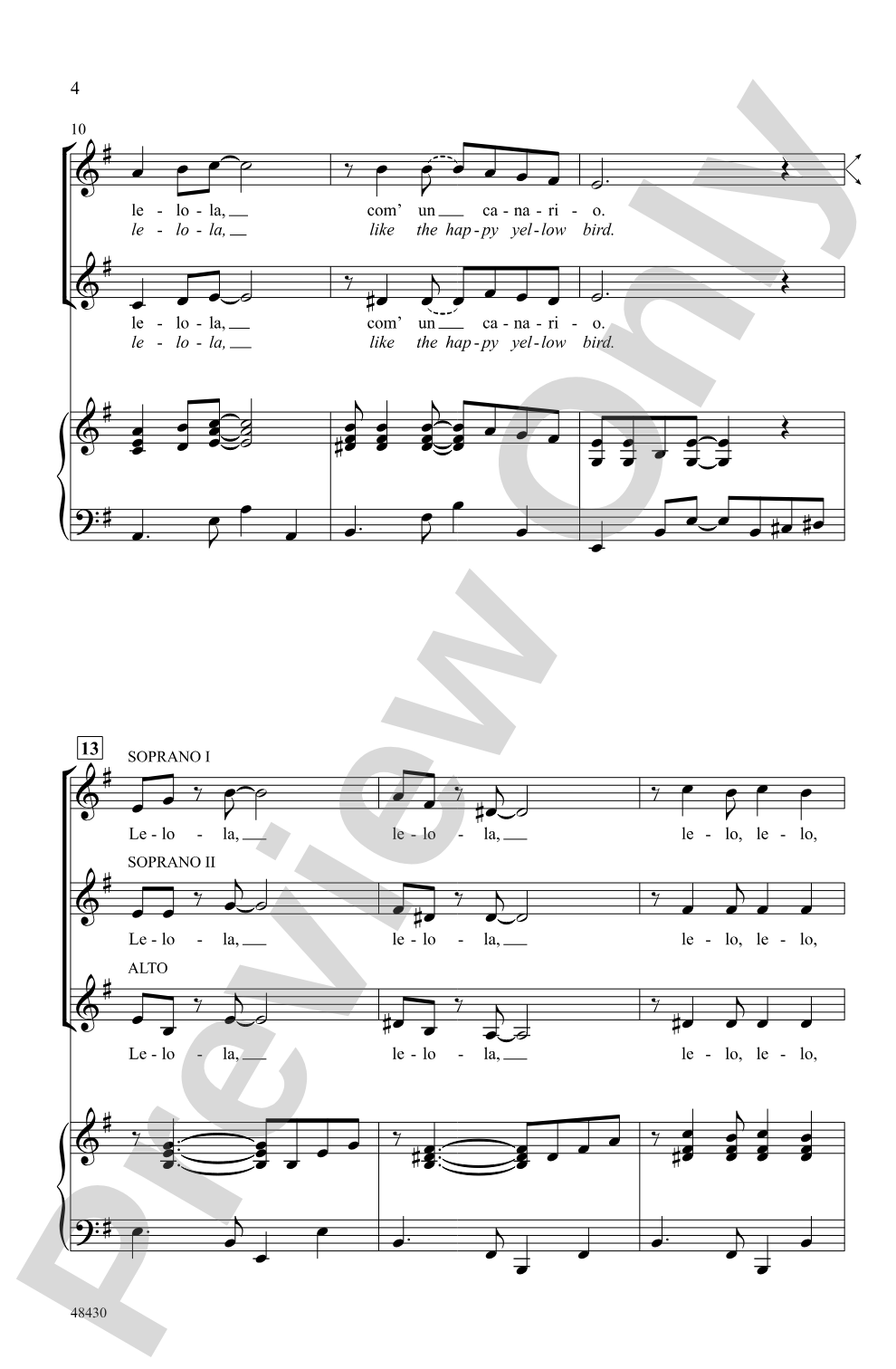 Un Poquito Cantas: SSA Choral Octavo
