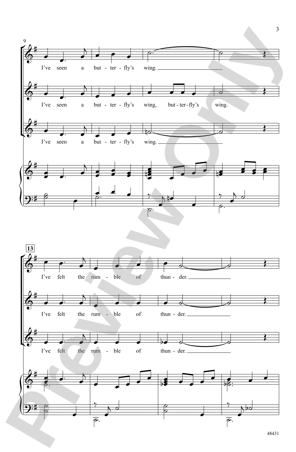 Marvelous, Magical World: SSA Choral Octavo