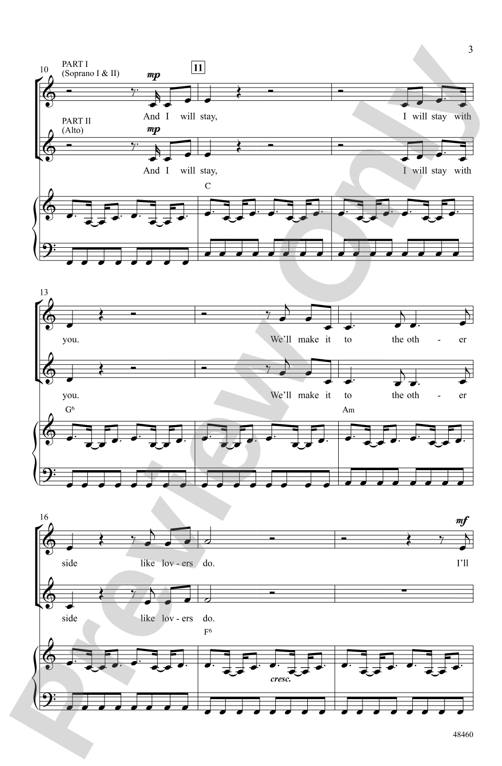 Don't Give Up on Me: 2-Part / SSA Choral Octavo