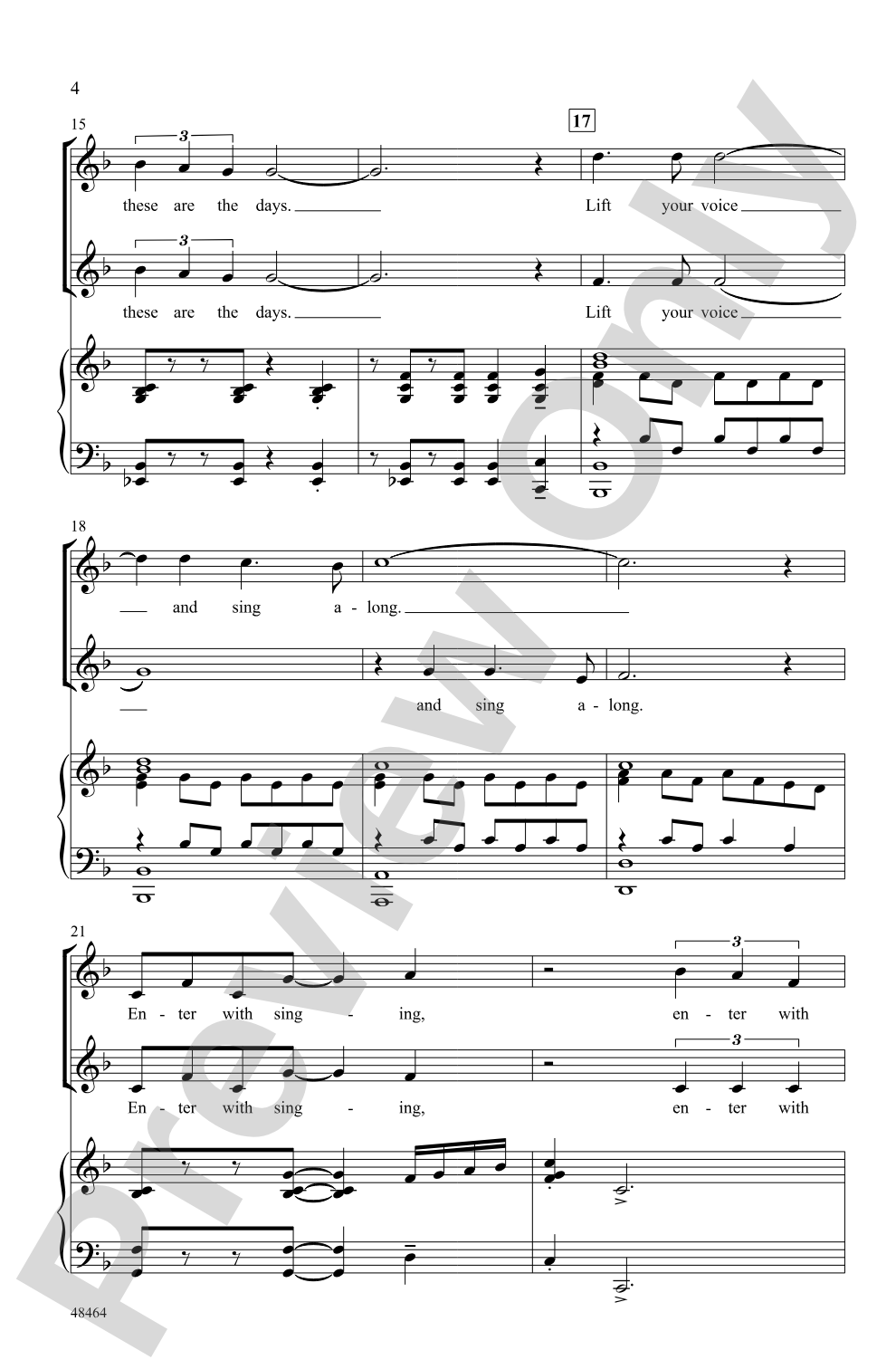 Enter with Song!: 2-Part Choral Octavo