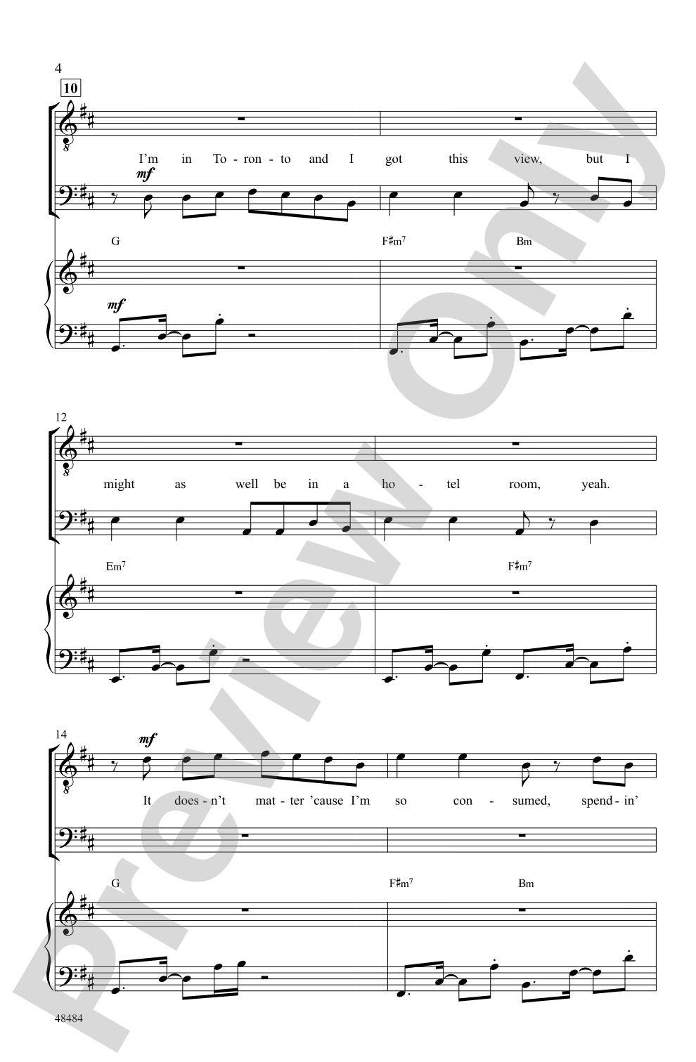 If I Can't Have You: TTB Choral Octavo