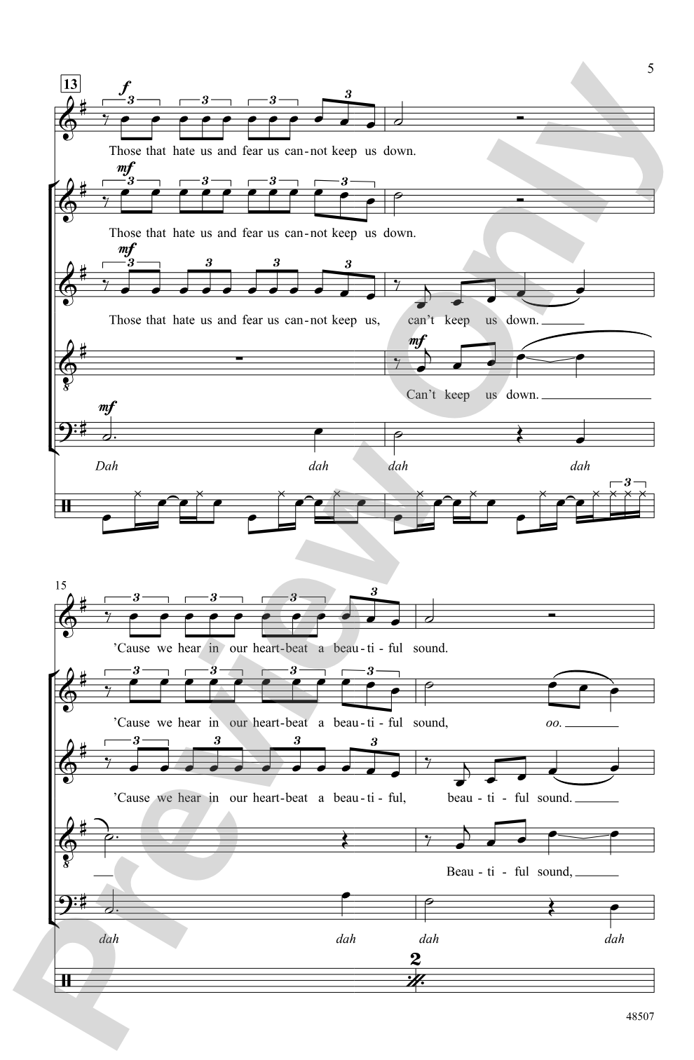 Love Make the World Go Round: SATB <i>a cappella</i> Choral Octavo