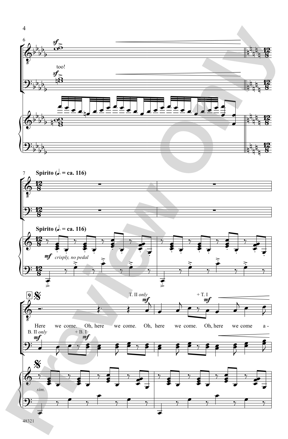 A-Wassailing!: TTBB Choral Octavo