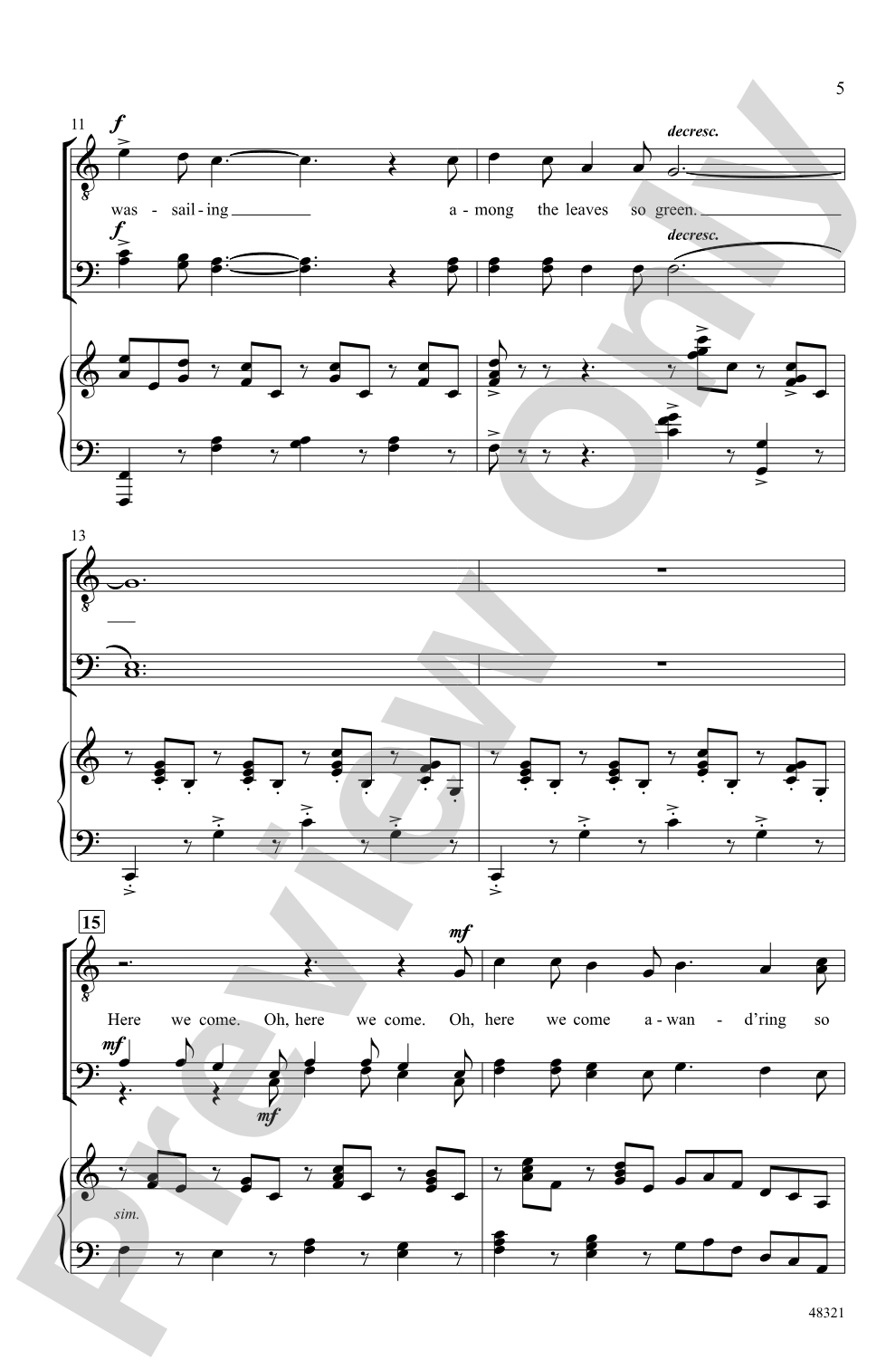 A-Wassailing!: TTBB Choral Octavo