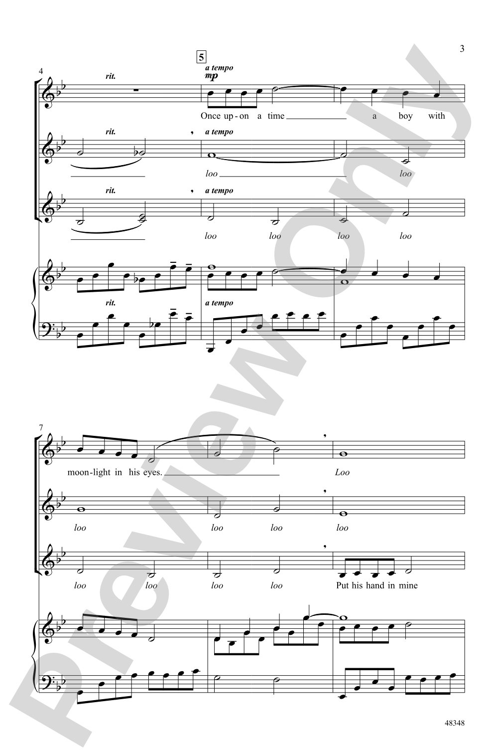 Once Upon a Time: SSA Choral Octavo
