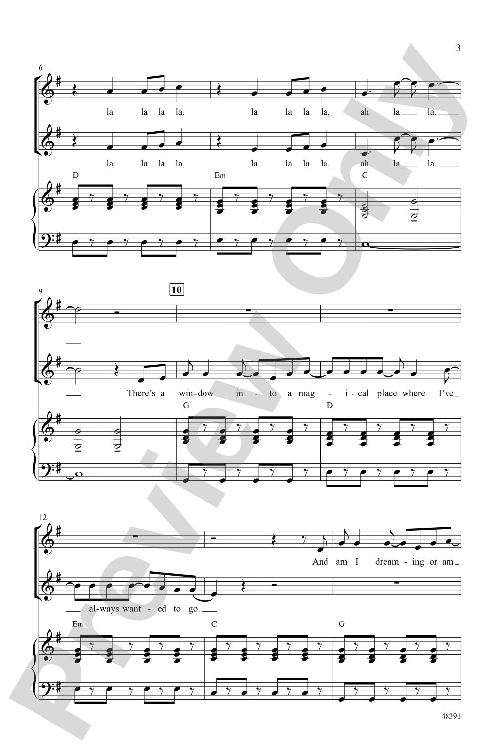 Snow Globe: 2-Part Choral Octavo