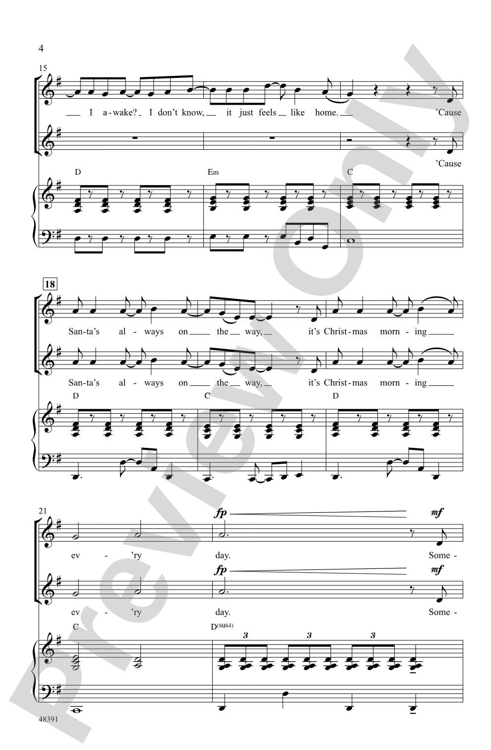 Snow Globe: 2-Part Choral Octavo